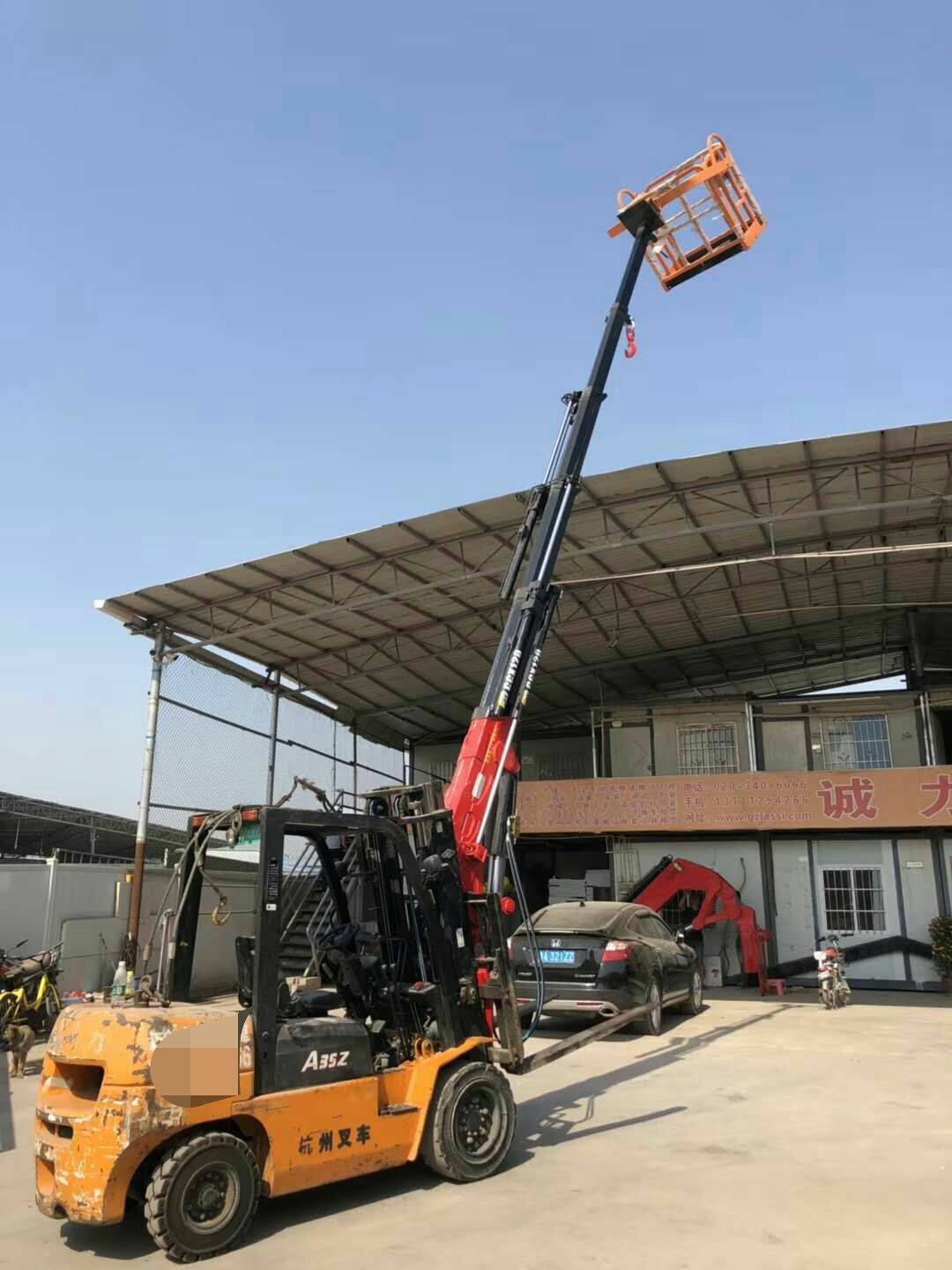 6噸飛臂帶高空吊蘭 6噸飛臂帶高空吊蘭